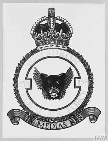 Coat of arms (crest) of the No 258 Squadron, Royal Air Force