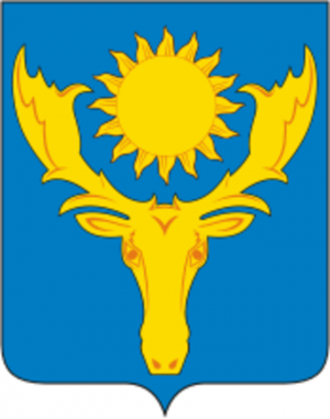 Arms (crest) of Oktyabrsky Rayon (Kostroma Oblast)