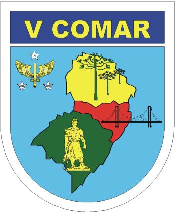 Coat of arms (crest) of the V Regional Air Command, Brazilian Air Force