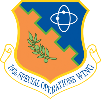 Coat of arms (crest) of the 193rd Special Operations Wing, Pennsylvania Air National Guard