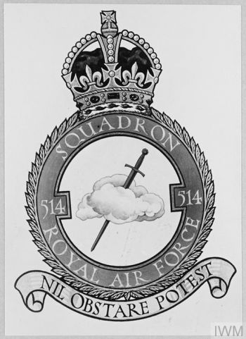Coat of arms (crest) of the No 514 Squadron, Royal Air Force