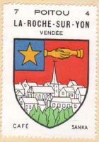 Blason de La Roche-sur-Yon/Arms of La Roche-sur-Yon