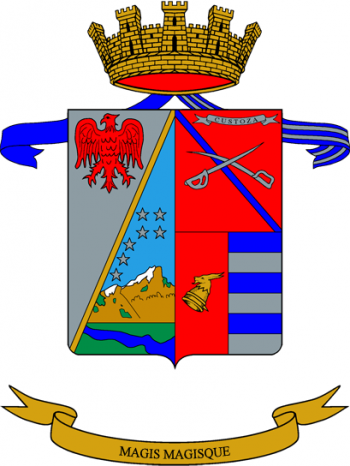 Coat of arms (crest) of the 18th Anti-Aircraft Artillery Regiment, Italian Army