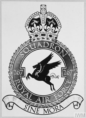 Coat of arms (crest) of the No 267 Squadron, Royal Air Force