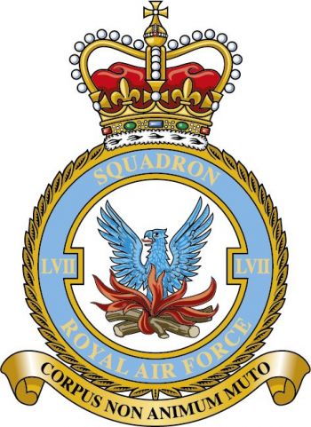 Coat of arms (crest) of the No 57 Squadron, Royal Air Force