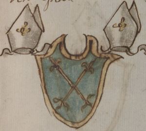 Arms (crest) of Bernard d’Elbène