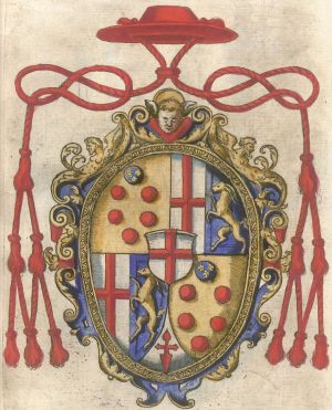 Arms (crest) of Mark Sittich von Hohenems