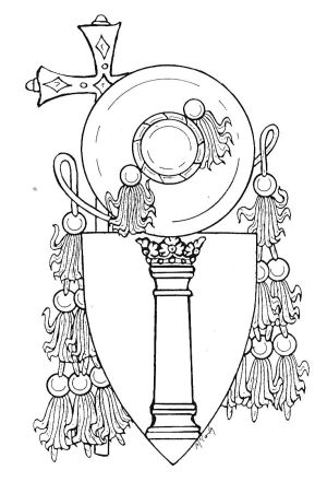 Arms (crest) of Agapito Colonna