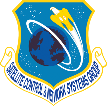 Coat of arms (crest) of the Satellite Control & Network Systems Group, US Air Force