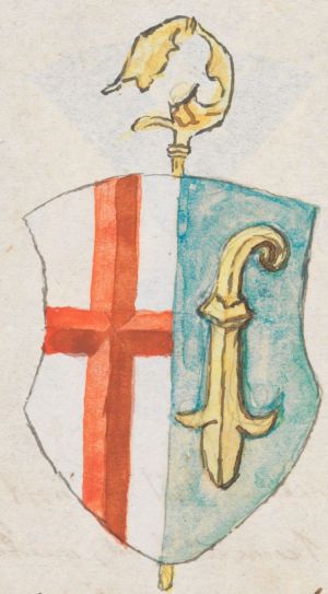Arms (crest) of Conrad III (Abbot of Lucelle)