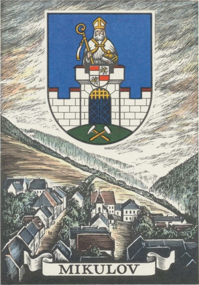 Arms (crest) of Mikulov (Teplice)