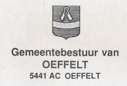Wapen van Oeffelt/Arms (crest) of Oeffelt