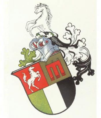 Wappen von Akademische Verbindung Guestfalia Tübingen/Arms (crest) of Akademische Verbindung Guestfalia Tübingen