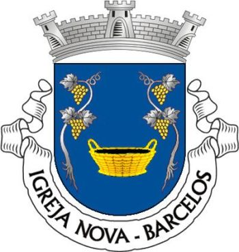 Brasão de Igreja Nova (Barcelos)/Arms (crest) of Igreja Nova (Barcelos)