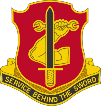 Coat of arms (crest) of 209th Support Battalion, US Army