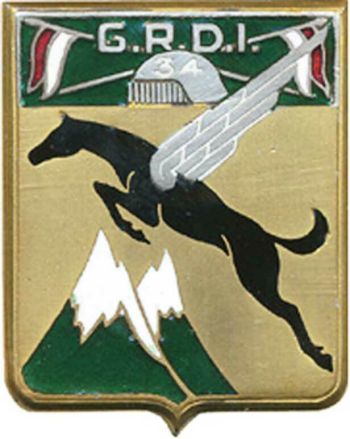 Coat of arms (crest) of the 34th Infantry Division Reconnaissance Group, French Army