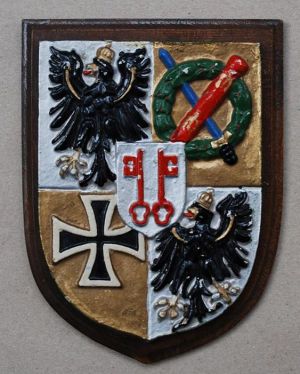 Coat of arms (crest) of the Heavy Cruiser Blücher, Kriegsmarine