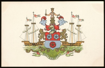 Coat of arms (crest) of Southampton (England)
