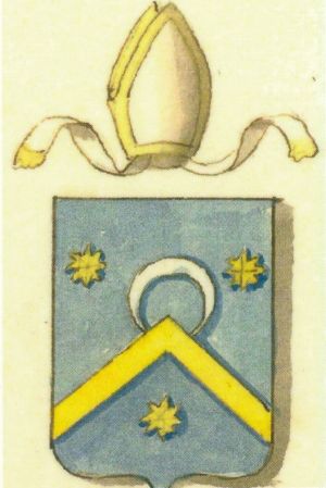 Arms (crest) of Domenico Scribonio dei Cerboni