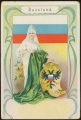 Arms, Flags and Types of Nations trade card Russland Hauswaldt Kaffee