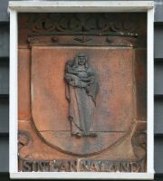 Wapen van Sint Annaland/Arms (crest) of Sint AnnalandHet wapen in het dorp (bron)