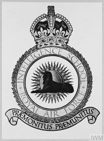 Coat of arms (crest) of the Intelligence School, Royal Air Force
