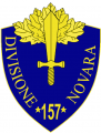 157th Infantry Division Novara, Italian Army.png