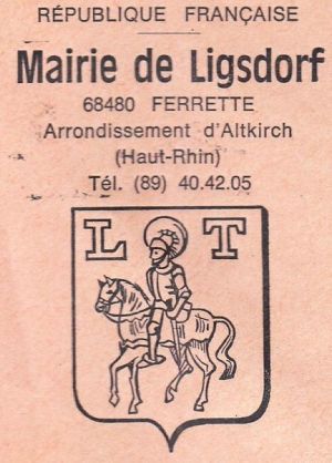 Blason de Ligsdorf/Coat of arms (crest) of {{PAGENAME