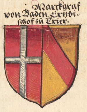 Arms (crest) of Johann von Baden