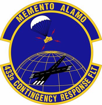 Coat of arms (crest) of the 433rd Contingency Response Flight, US Air Force
