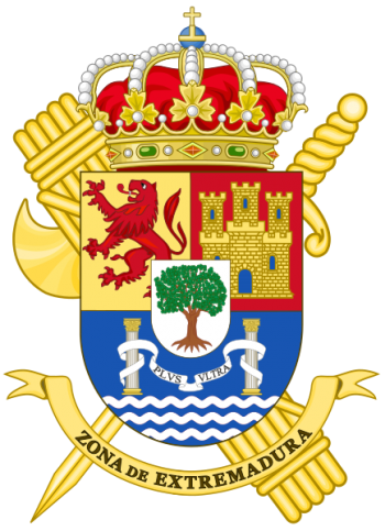 Coat of arms (crest) of III Zone - Extremadura, Guardia Civil