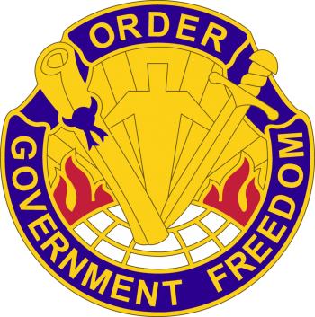 Arms of 353rd Civil Affairs Command, US Army
