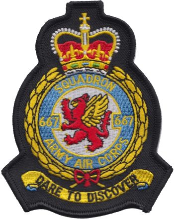 Coat of arms (crest) of the No 667 Squadron, AAC, British Army