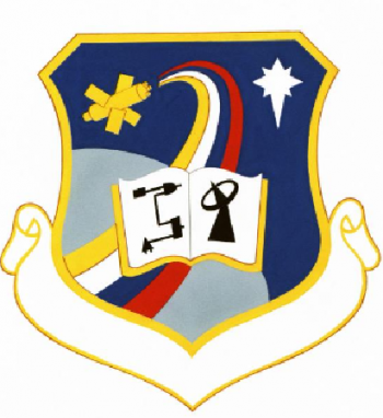 Coat of arms (crest) of the 3430th Technical Training Group, US Air Force