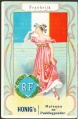 Arms, Flags and Folk Costume trade card Honig (maizena and pudding powder)