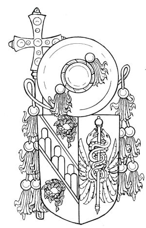 Arms (crest) of Giovanni Andrea Mercurio