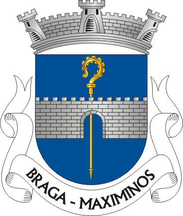 Braso da freguesia de Maximinos