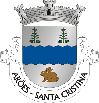 Brasão da freguesia de Santa Cristina de Arões