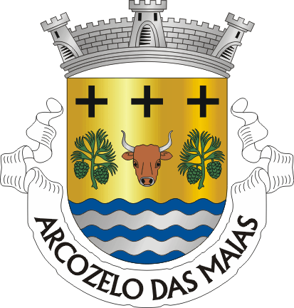 Braso da freguesia de Arcozelo das Maias