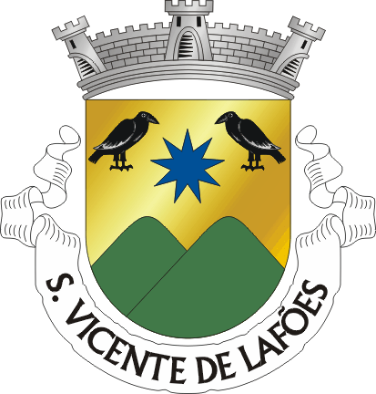 Braso da freguesia de So Vicente de Lafes
