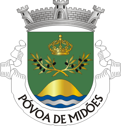Braso da freguesia de Pvoa de Mides