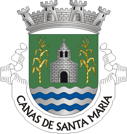 Braso da freguesia de Canas de Santa Maria