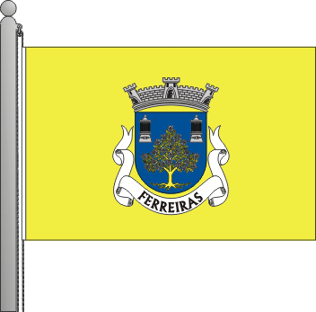 Bandeira da freguesia de Ferreiras