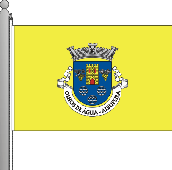 Bandeira da freguesia de Olhos de Água
