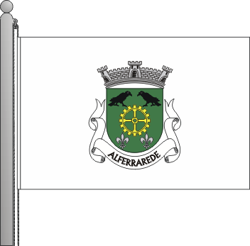 Bandeira da freguesia de Alferrarede