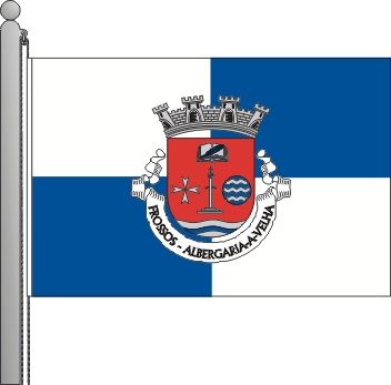 Bandeira da freguesia de Frossos