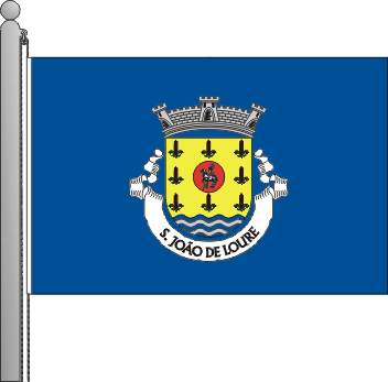 Bandeira da freguesia de So Joo de Loure