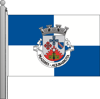Bandeira da freguesia de Prazeres de Aljubarrota