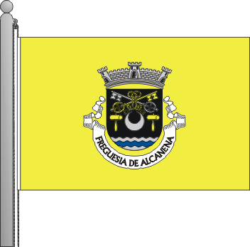 Bandeira da freguesia de Alcanena