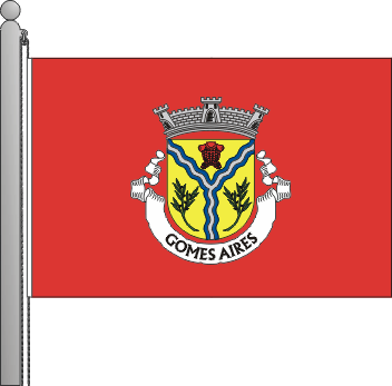 Bandeira da freguesia de Gomes Aires